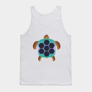 Green Turtle Tank Top